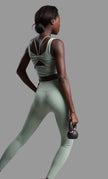 High Rise Legging - Aloé Green