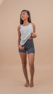 Loose Fit Tank Top- Grey