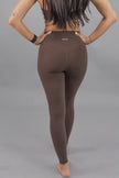 High-Rise Leggings - Brown
