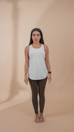 Loose Fit Tank Top- White