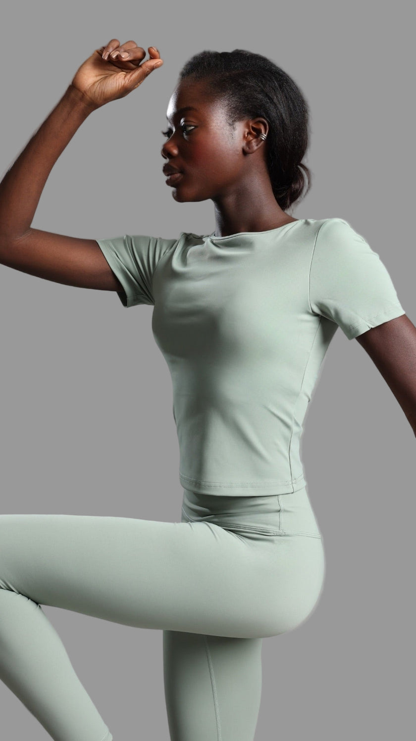 Short Sleeve Tee - Aloé Green