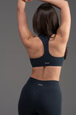 Soft Active Bras in Blueberry