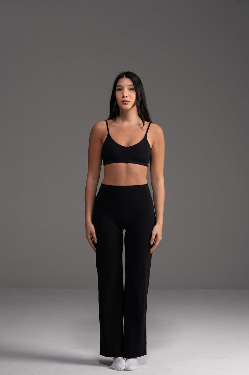 Soft Active Yoga Pants in Black
