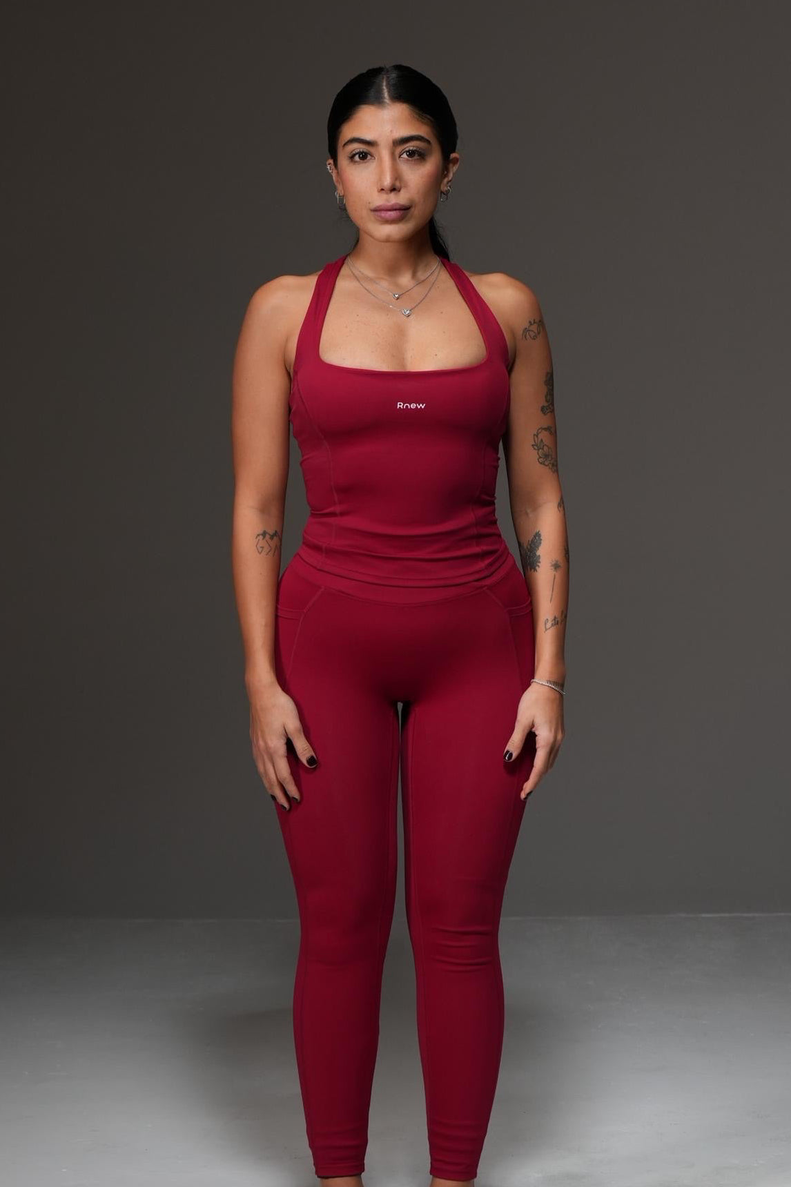 Valentine Edition Set- U Neck Top in Red