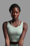 Twist Cutout Top - Aloé Green
