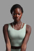 Twist Cutout Top - Aloé Green