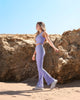 V Waist Flare Legging - Iris